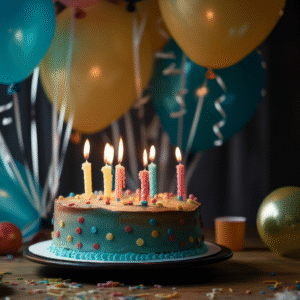 Ultimate Birthday Celebration Set with Balloons & Flowers