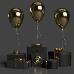 Premium Gift Box & Balloon Set for Special Occasions