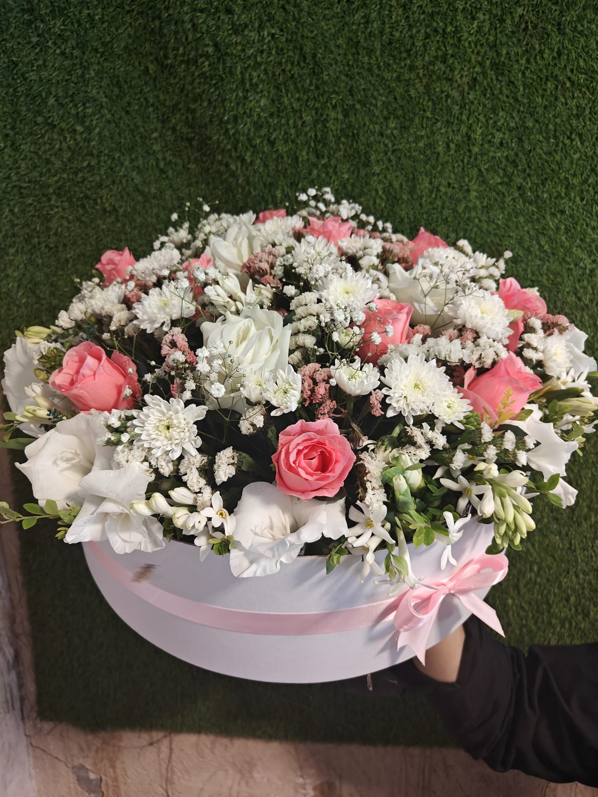 Cascading Carnation Arrangement - Image 2