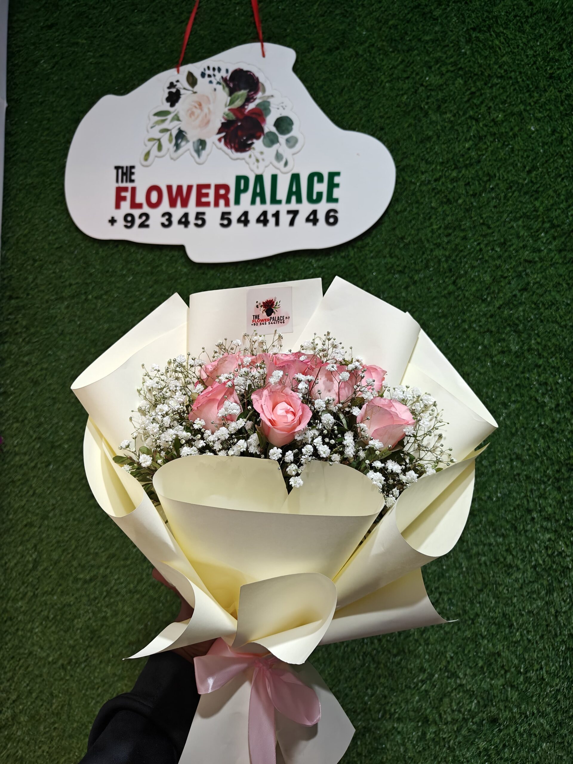 Blush Harmony Bouquet – Pink, White & Mixed Blooms