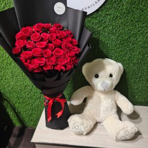 Crimson Love Bouquet only bouquet