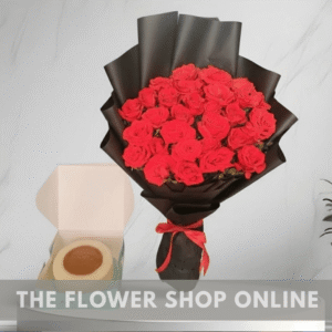 Golden Heart Roses Bouquet